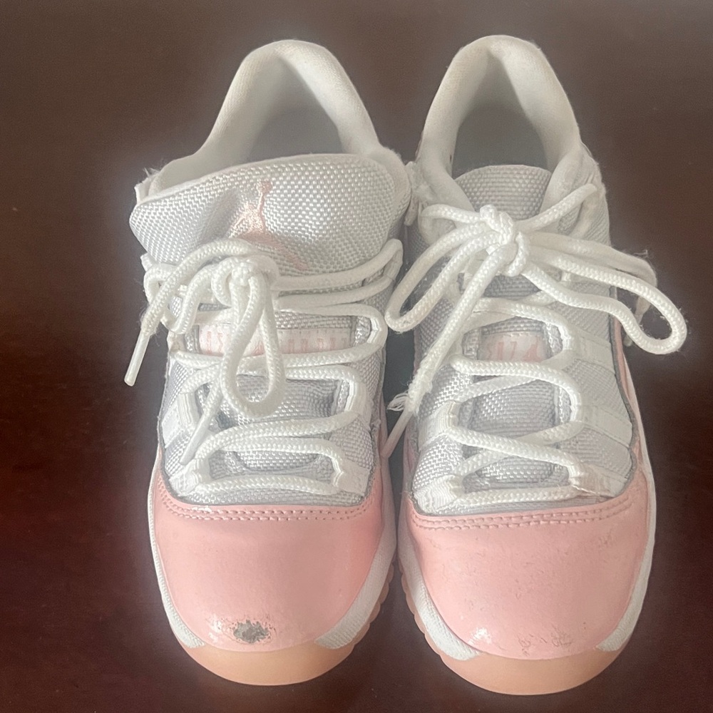 Kids Pink and White Sneakers